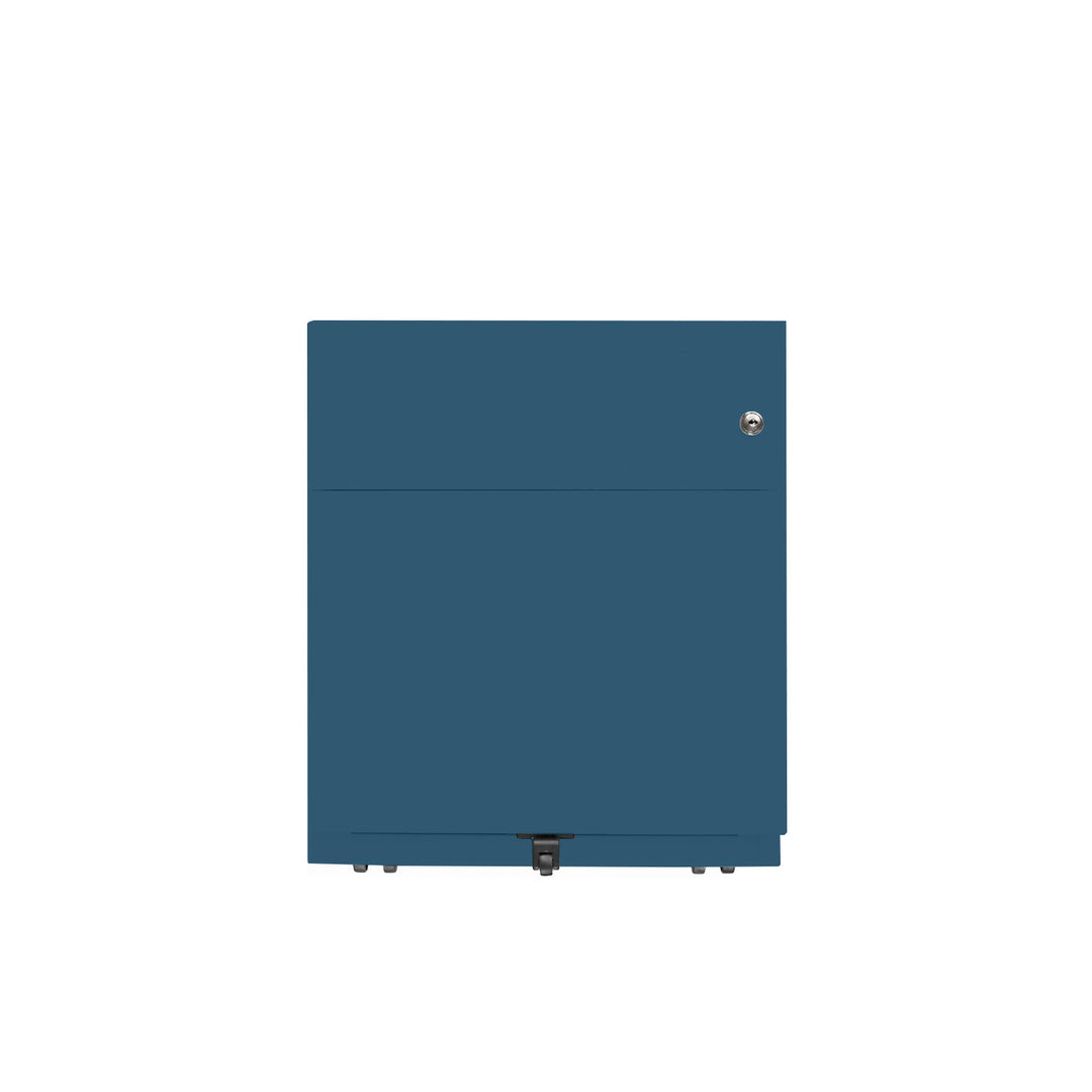 Rollcontainer Note™ | 2 Schubladen , Tiefe 565 mm,  Griffleiste
