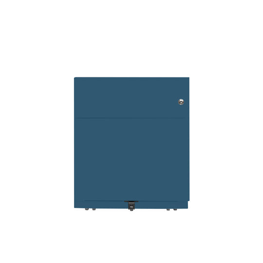 Rollcontainer Note™ | 2 Schubladen , Tiefe 565 mm,  Griffleiste