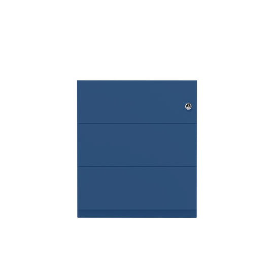 Rollcontainer Note™ | 3 Schubladen, Tiefe 565 mm, Griffleiste