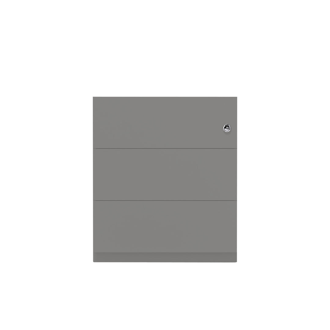 Rollcontainer Note™ | 3 Schubladen, Tiefe 565 mm, Griffleiste