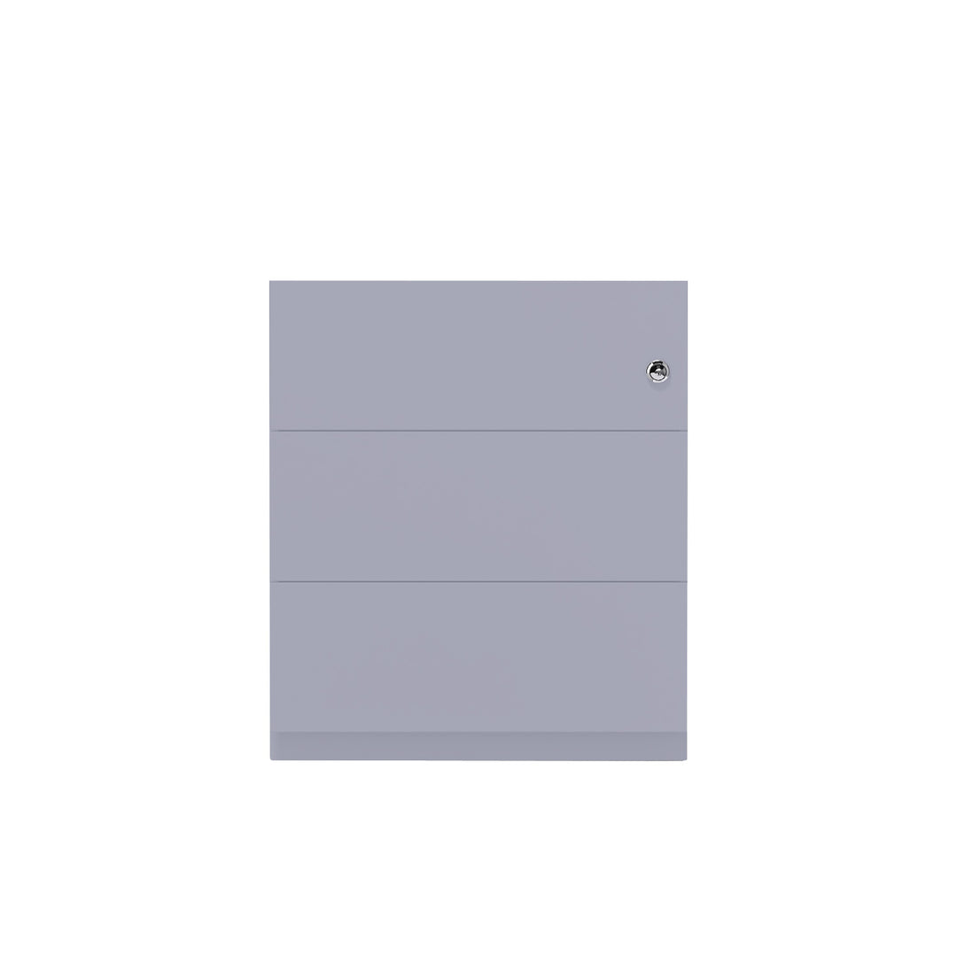 Rollcontainer Note™ | 3 Schubladen, Tiefe 565 mm, Griffleiste