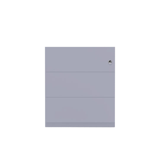 Rollcontainer Note™ | 3 Schubladen, Tiefe 565 mm, Griffleiste