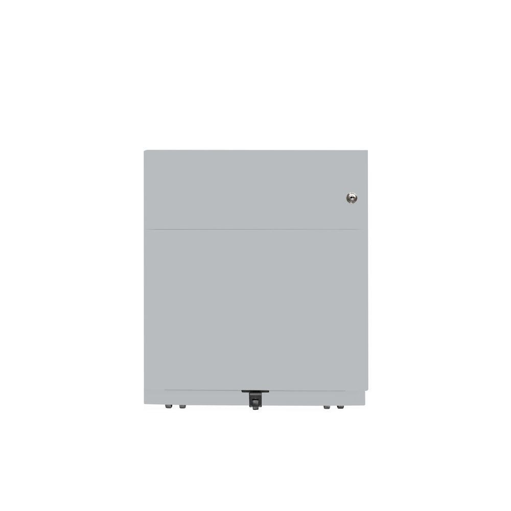Rollcontainer Note™ | 2 Schubladen , Tiefe 775 mm,  Griffleiste