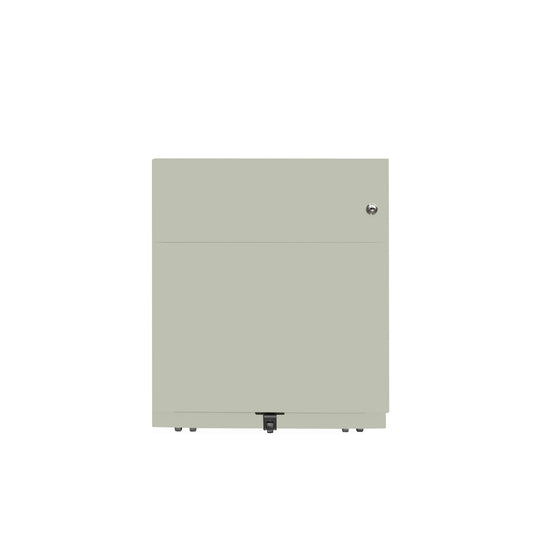 Rollcontainer Note™ | 2 Schubladen , Tiefe 775 mm,  Griffleiste