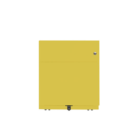 Rollcontainer Note™ | 2 Schubladen , Tiefe 775 mm,  Griffleiste