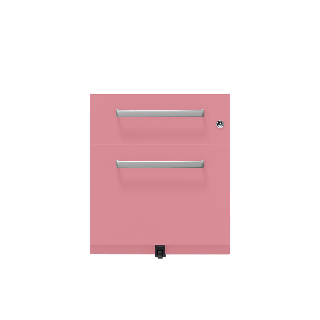 Rollcontainer Note™ | 2 Schubladen , Tiefe 565 mm,  Designgriff