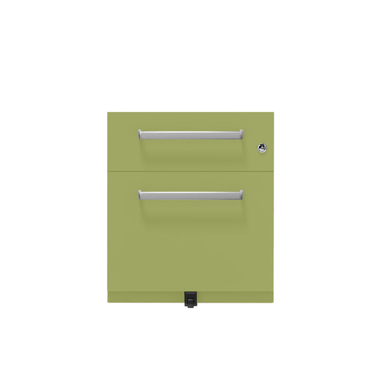 Rollcontainer Note™ | 2 Schubladen , Tiefe 565 mm,  Designgriff