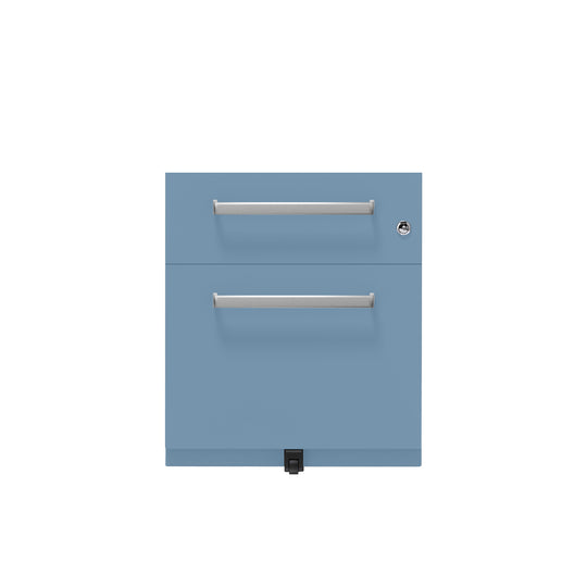 Rollcontainer Note™ | 2 Schubladen , Tiefe 565 mm,  Designgriff