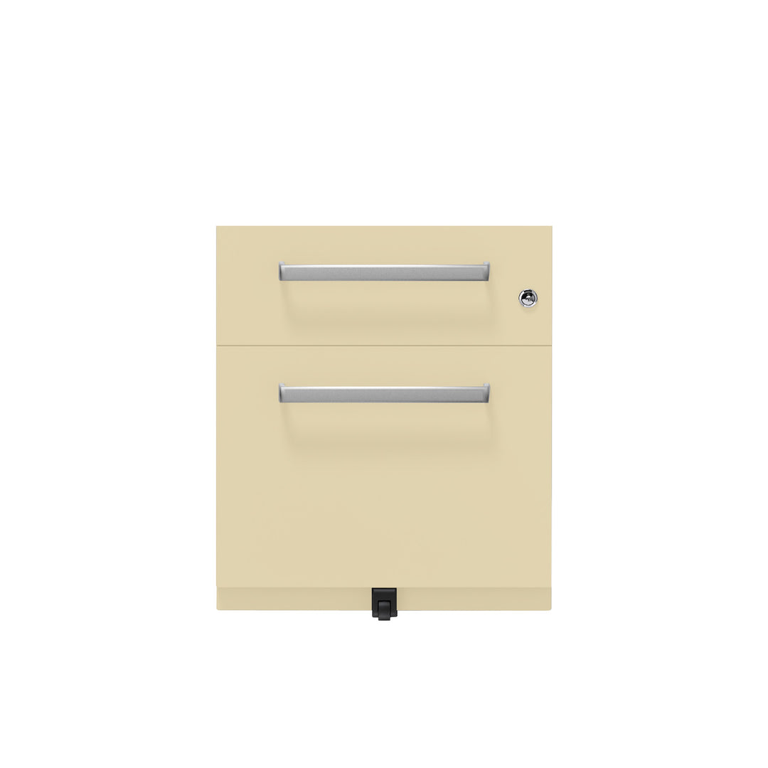 Rollcontainer Note™ | 2 Schubladen , Tiefe 565 mm,  Designgriff