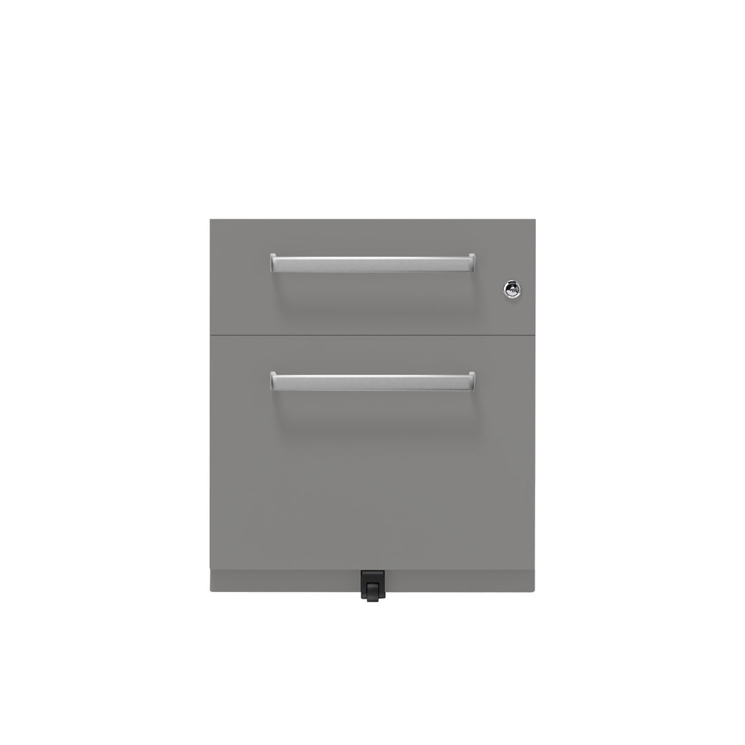 Rollcontainer Note™ | 2 Schubladen , Tiefe 565 mm,  Designgriff