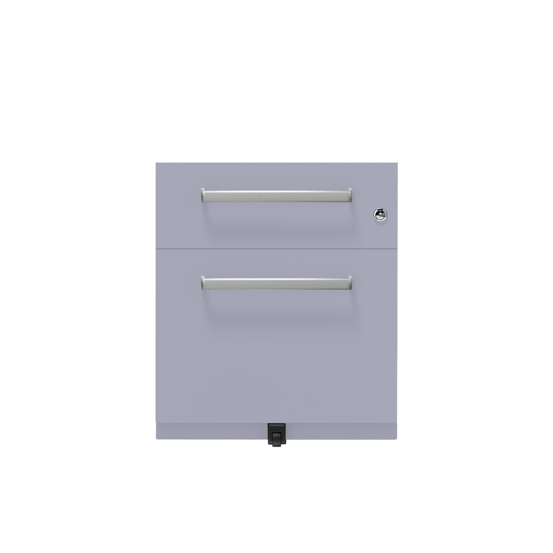 Rollcontainer Note™ | 2 Schubladen , Tiefe 565 mm,  Designgriff
