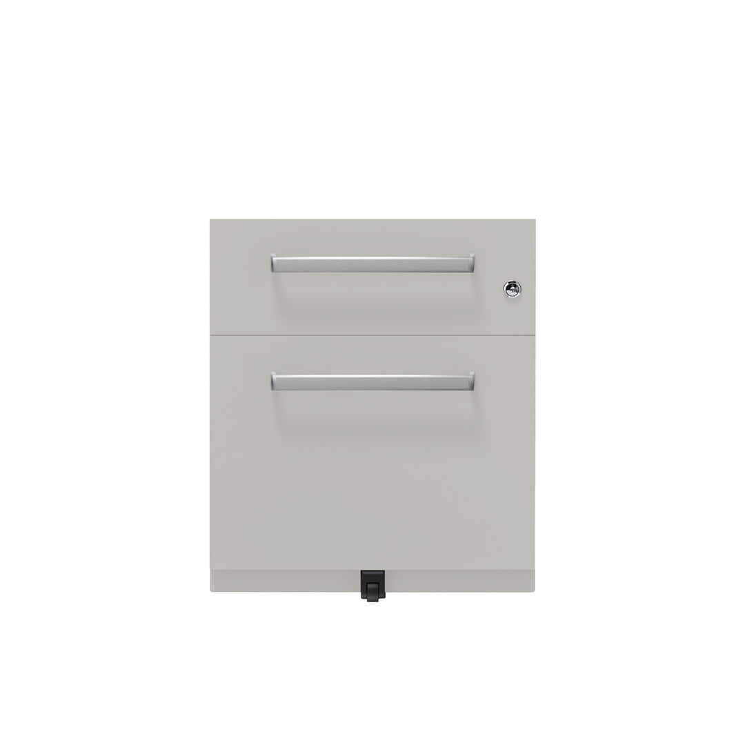 Rollcontainer Note™ | 2 Schubladen , Tiefe 565 mm,  Designgriff