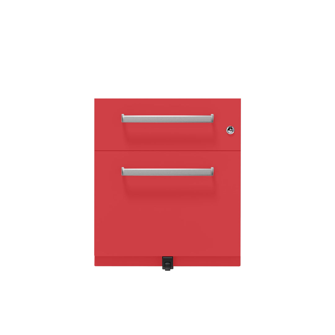 Rollcontainer Note™ | 2 Schubladen , Tiefe 565 mm,  Designgriff