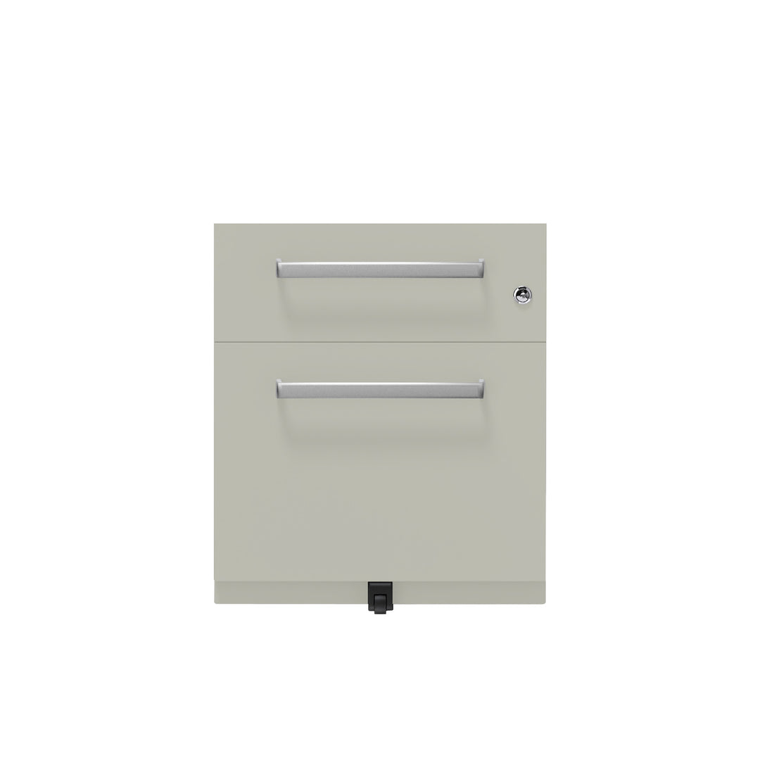 Rollcontainer Note™ | 2 Schubladen , Tiefe 565 mm,  Designgriff