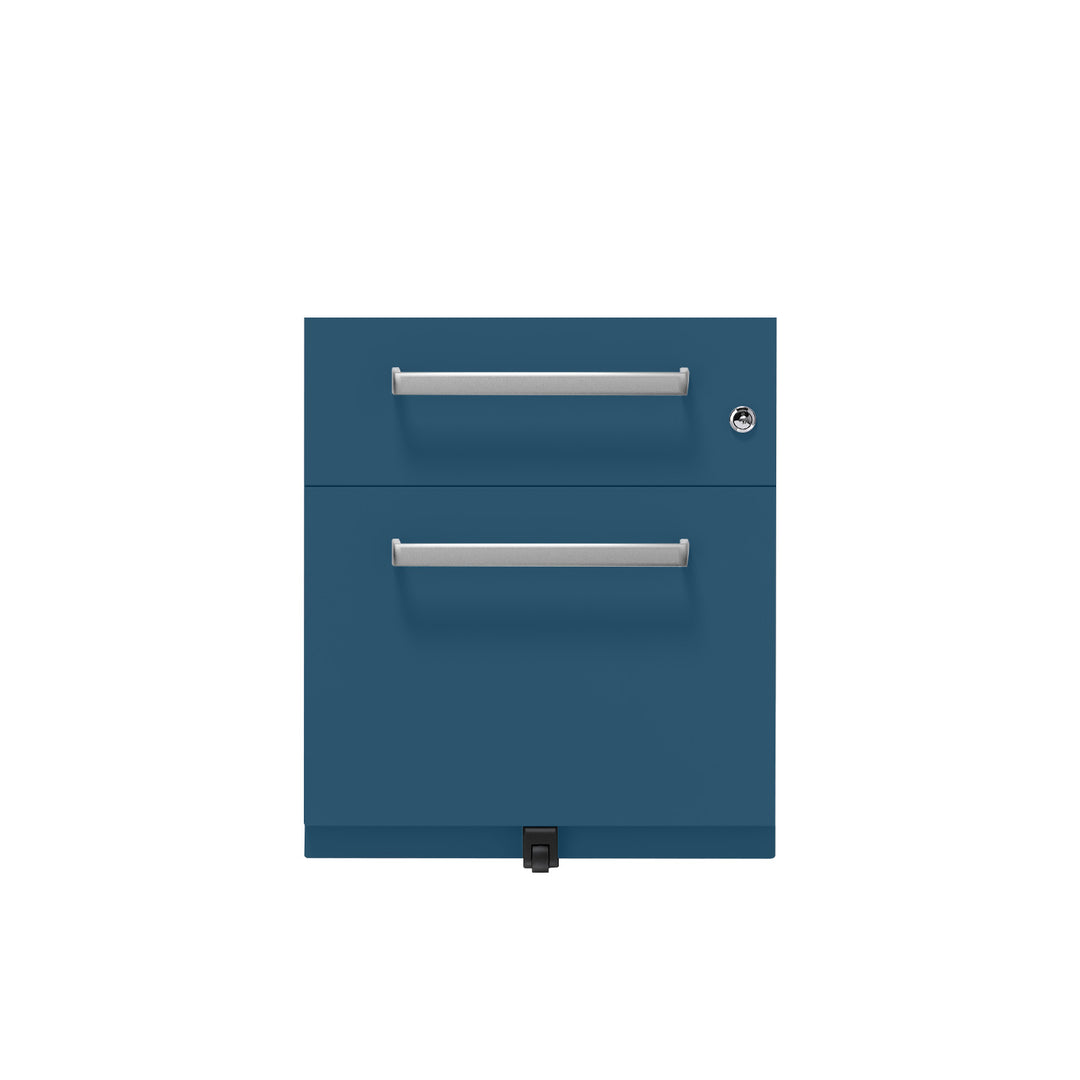 Rollcontainer Note™ | 2 Schubladen , Tiefe 565 mm,  Designgriff