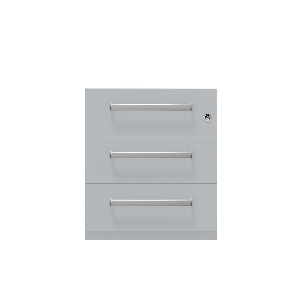 Rollcontainer Note™ | 3 Schubladen, Tiefe 565 mm, Designgriff