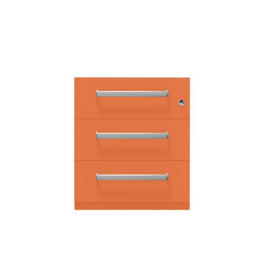 Rollcontainer Note™ | 3 Schubladen, Tiefe 565 mm, Designgriff