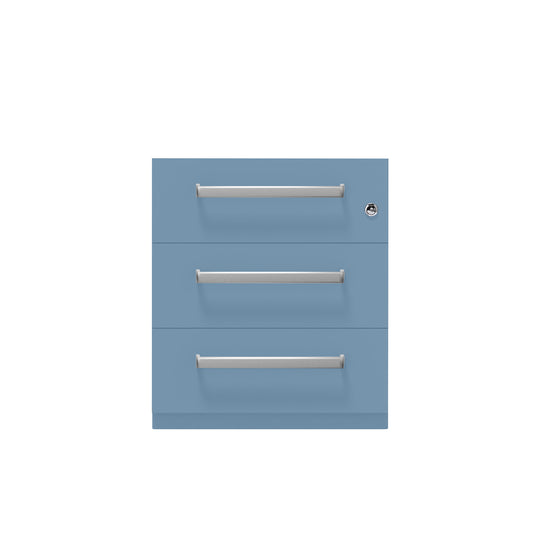 Rollcontainer Note™ | 3 Schubladen, Tiefe 565 mm, Designgriff