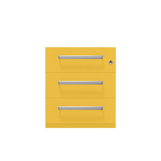 Rollcontainer Note™ | 3 Schubladen, Tiefe 565 mm, Designgriff