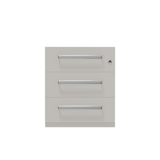 Rollcontainer Note™ | 3 Schubladen, Tiefe 565 mm, Designgriff