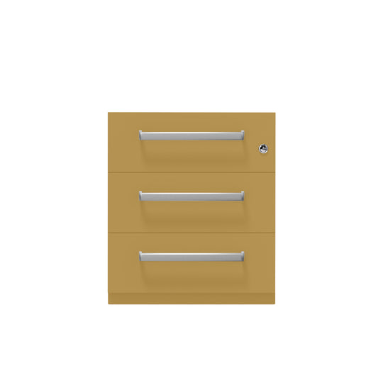 Rollcontainer Note™ | 3 Schubladen, Tiefe 565 mm, Designgriff