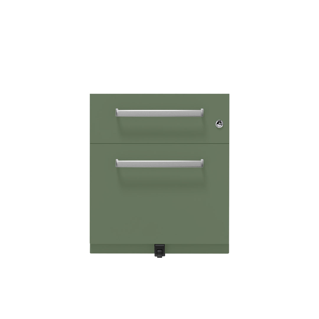 Rollcontainer Note™ | 2 Schubladen , Tiefe 775 mm,  Designgriff