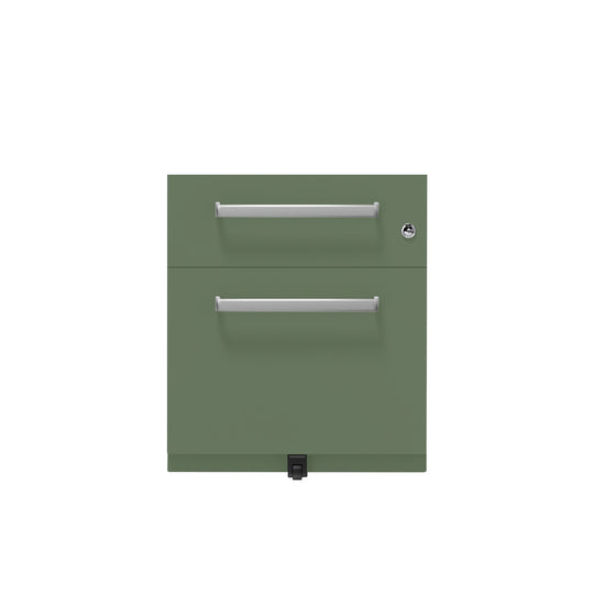 Rollcontainer Note™ | 2 Schubladen , Tiefe 775 mm,  Designgriff