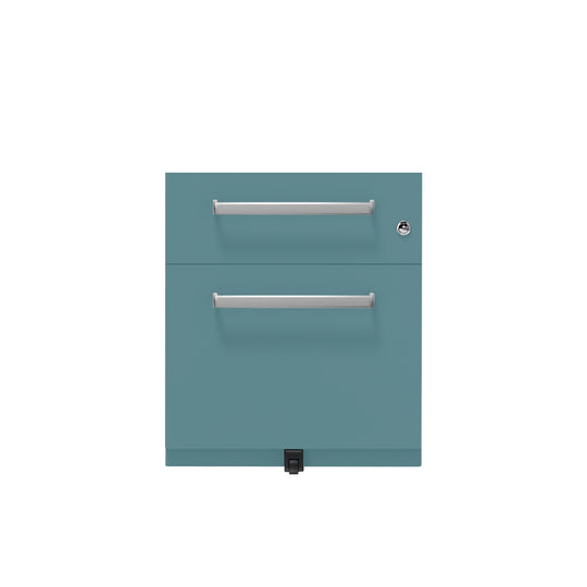 Rollcontainer Note™ | 2 Schubladen , Tiefe 775 mm,  Designgriff
