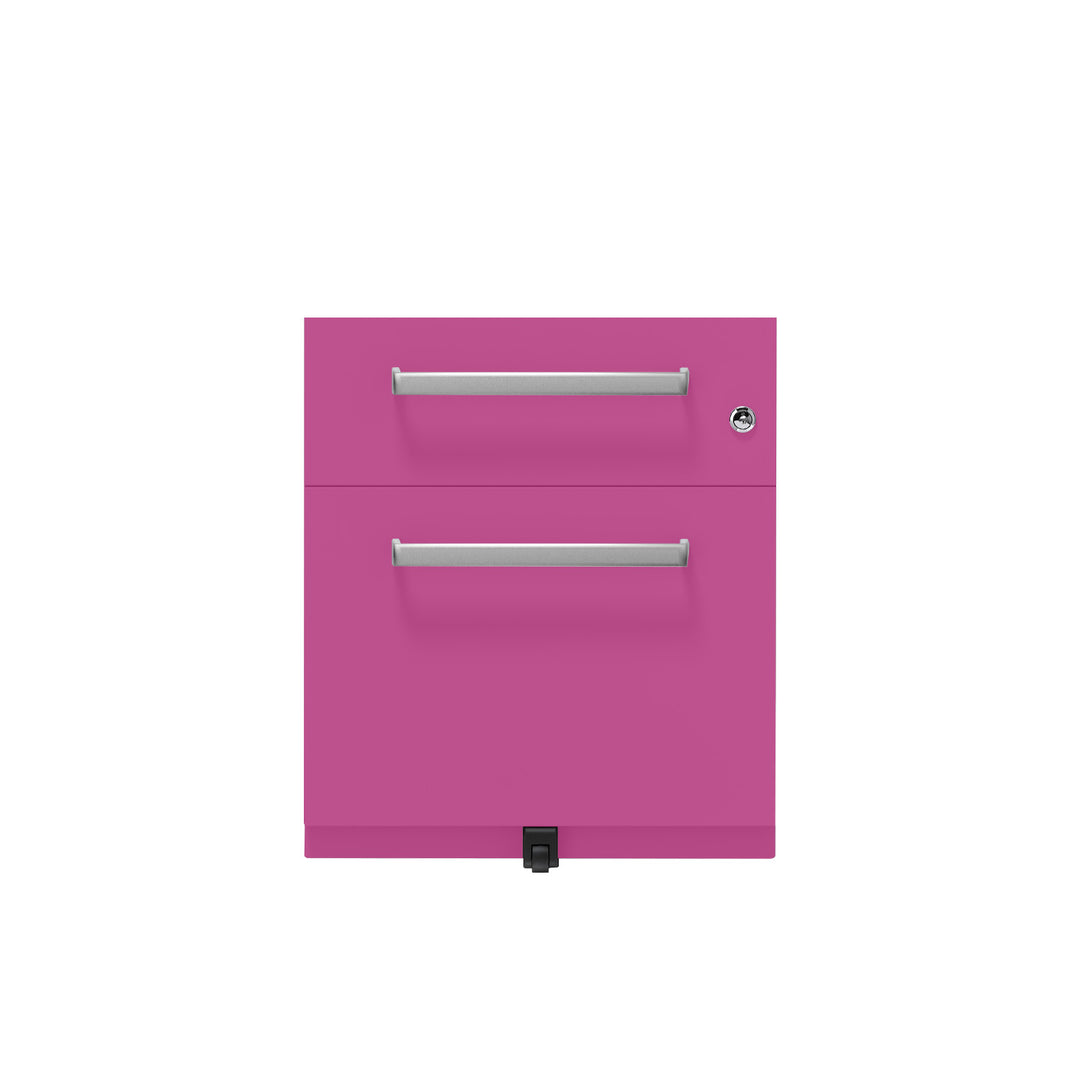 Rollcontainer Note™ | 2 Schubladen , Tiefe 775 mm,  Designgriff