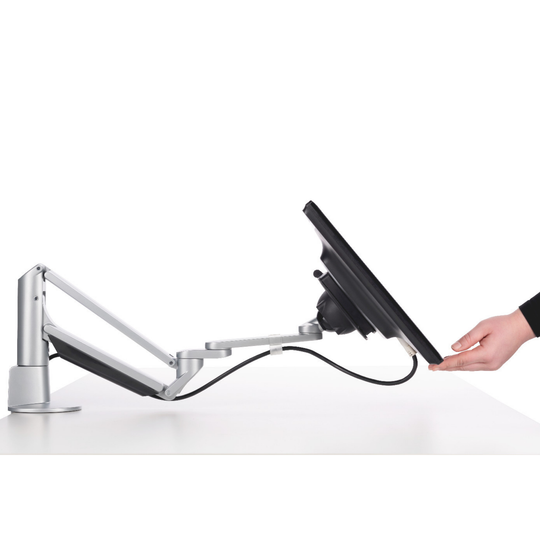 Novus Monitortragarm Clu Plus C mit Tischbefestigung für Bildschirme bis ca. 50" / 15 kg