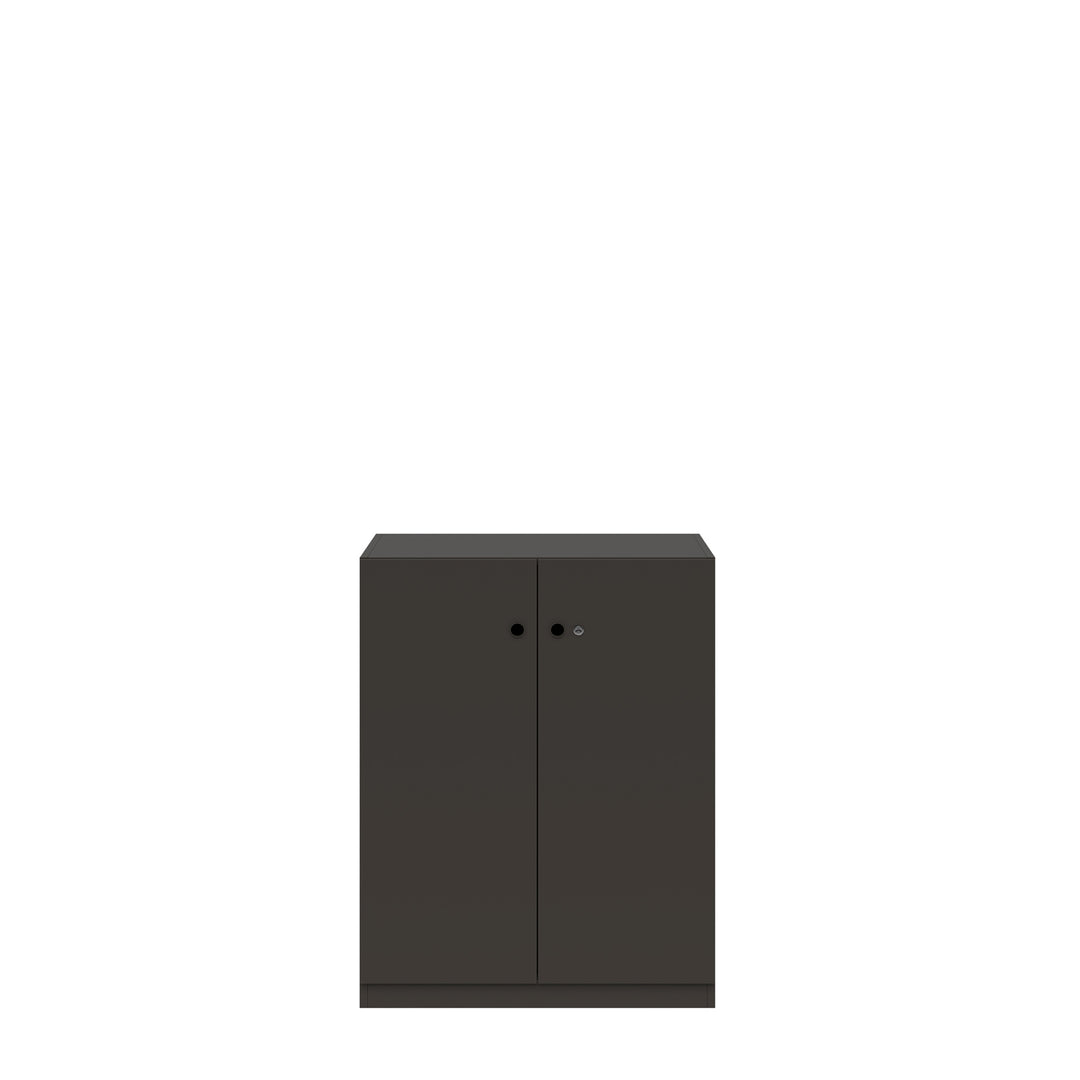 Flügeltürenschrank Pren | 2 Fachböden für 2,5 OH | H 1018 x B 800 x T 500mm