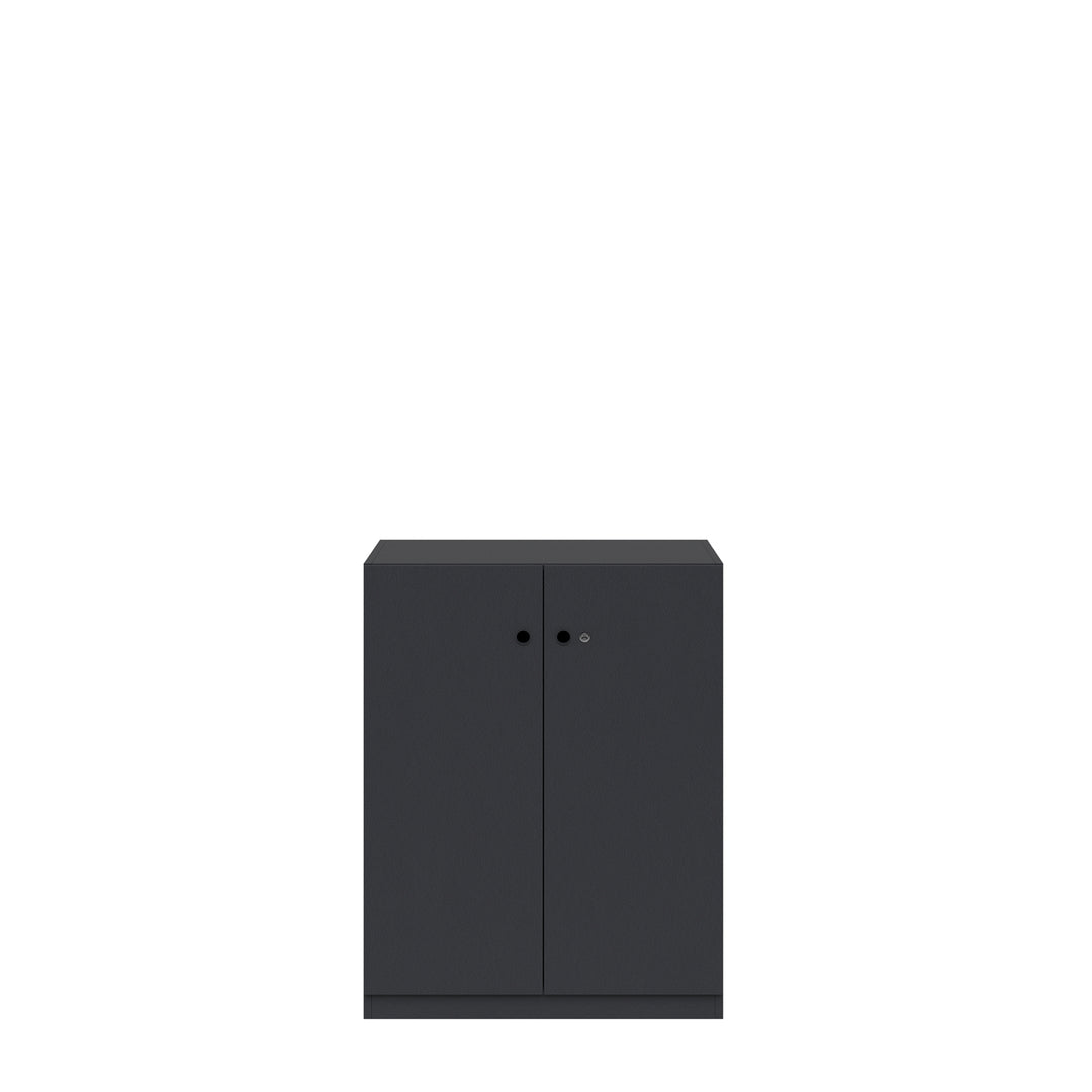 Flügeltürenschrank Pren | 2 Fachböden für 2,5 OH | H 1018 x B 800 x T 500mm