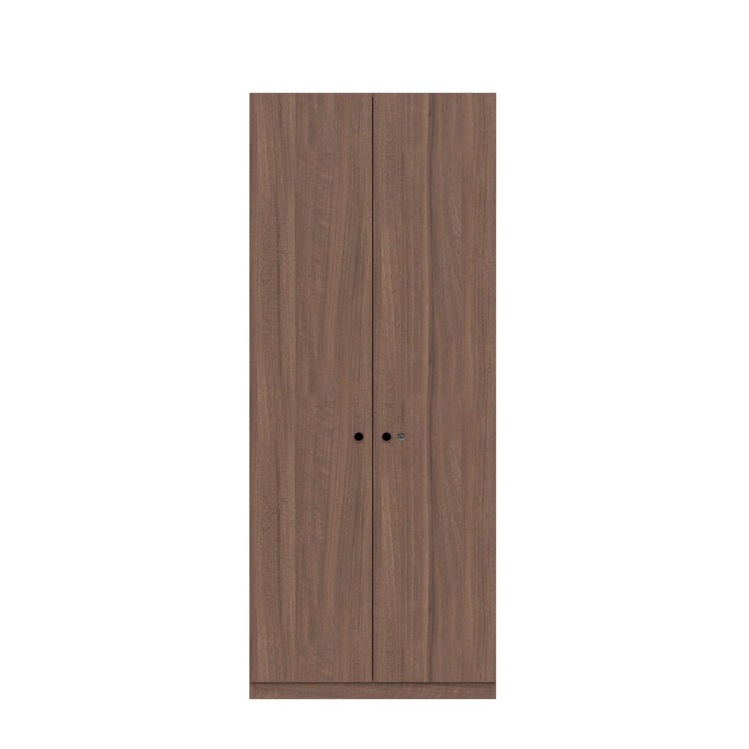 Flügeltürenschrank Pren | mit Garderobeneinsatz, Hutboden, Schuhfach | H1970 x B 800 x T 500mm