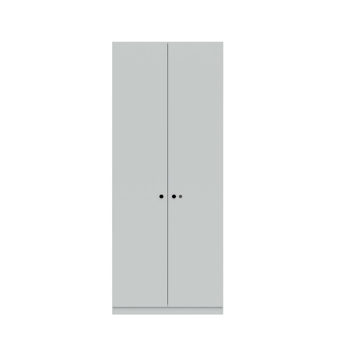 Flügeltürenschrank Pren | mit Garderobeneinsatz, Hutboden, Schuhfach | H1970 x B 800 x T 500mm