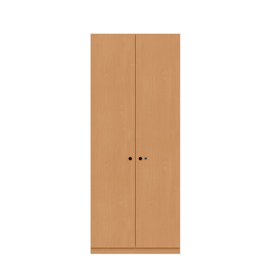 Flügeltürenschrank Pren | mit Garderobeneinsatz, Hutboden, Schuhfach | H1970 x B 800 x T 500mm