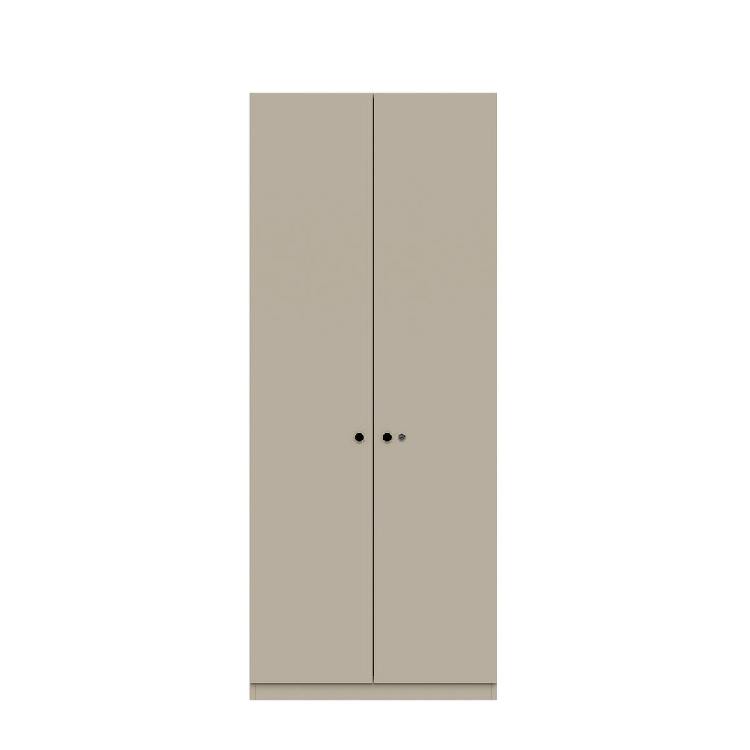 Flügeltürenschrank Pren | mit Garderobeneinsatz, Hutboden, Schuhfach | H1970 x B 800 x T 500mm