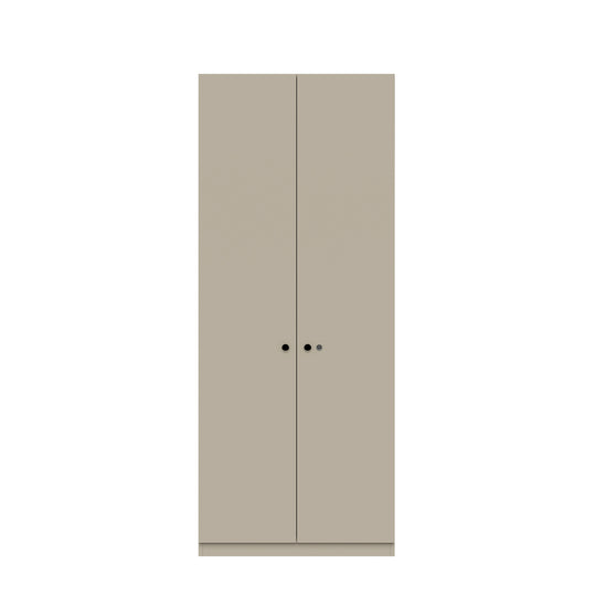 Flügeltürenschrank Pren | mit Garderobeneinsatz, Hutboden, Schuhfach | H1970 x B 800 x T 500mm