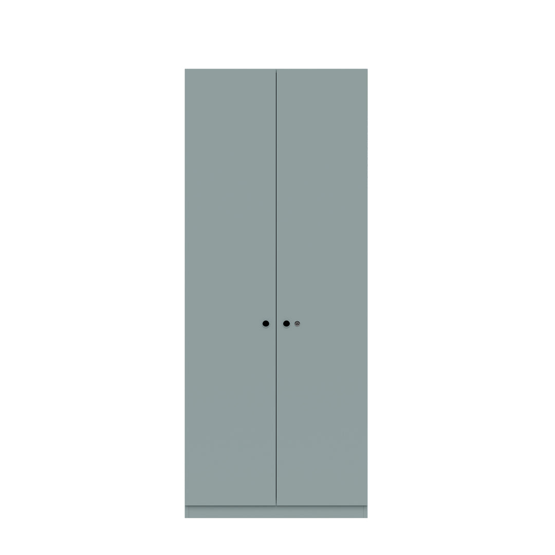 Flügeltürenschrank Pren | mit Garderobeneinsatz, Hutboden, Schuhfach | H1970 x B 800 x T 500mm
