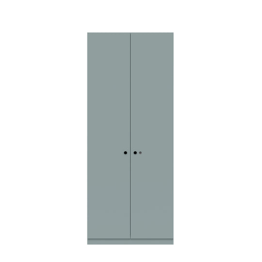Flügeltürenschrank Pren | mit Garderobeneinsatz, Hutboden, Schuhfach | H1970 x B 800 x T 500mm