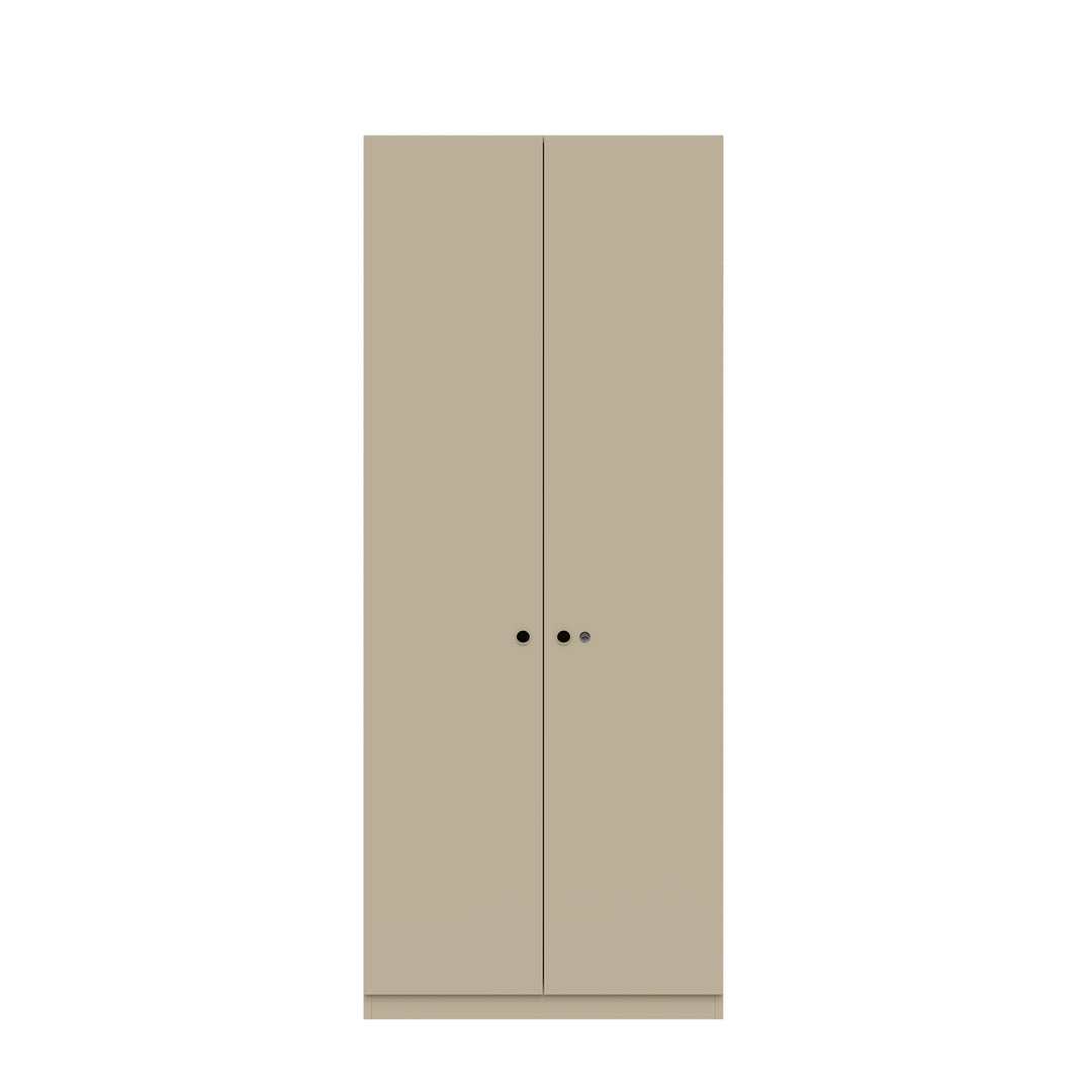 Flügeltürenschrank Pren | mit Garderobeneinsatz, Hutboden, Schuhfach | H1970 x B 800 x T 500mm