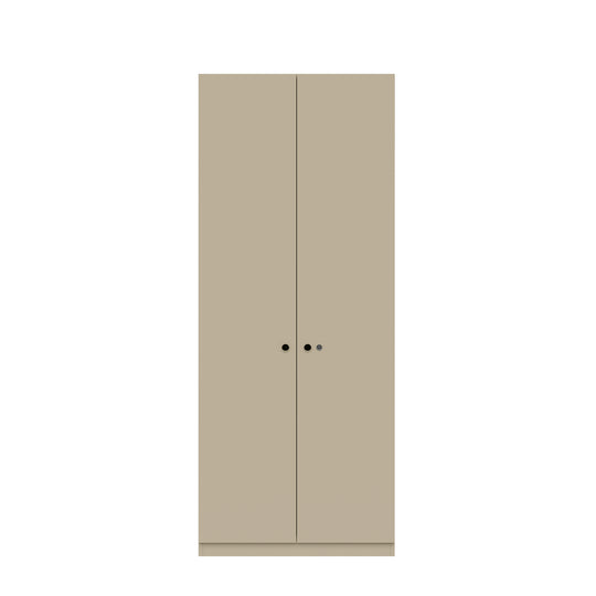 Flügeltürenschrank Pren | mit Garderobeneinsatz, Hutboden, Schuhfach | H1970 x B 800 x T 500mm