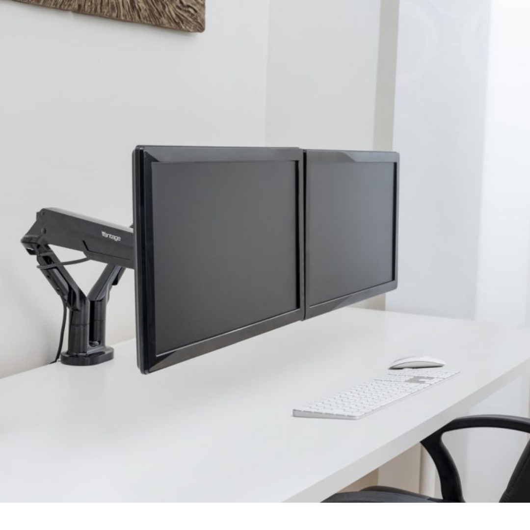 VANTAGE Premium Duo Doppel-Monitortragarm 17" bis 36"