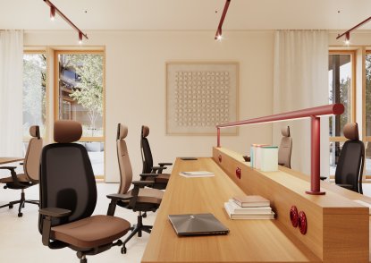 Profim Pace 101 SFL MAX Drehstuhl mit Vollpolster und Nackenstütze