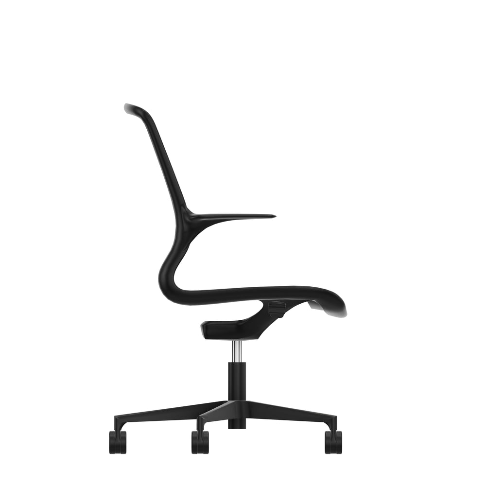 Designerdrehstuhl Loop | Vollnetzbezug, Schwarz