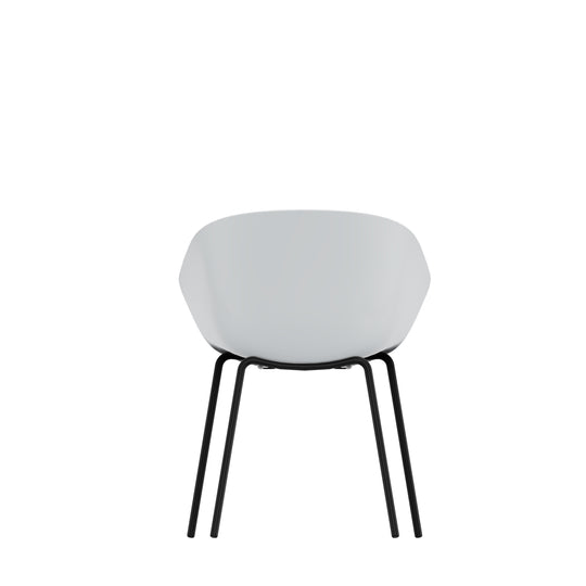 Besucherstuhl Stay | Schalensitz mit 4-Fuß-Gestell, 2er Set