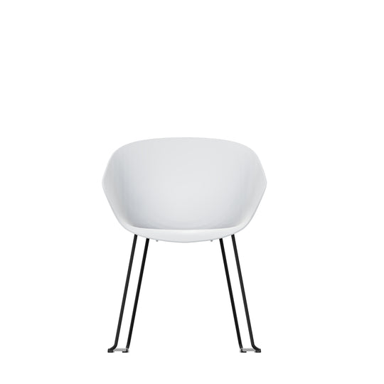 Besucherstuhl Stay | Schalensitz mit Kufen-Gestell, 2er Set