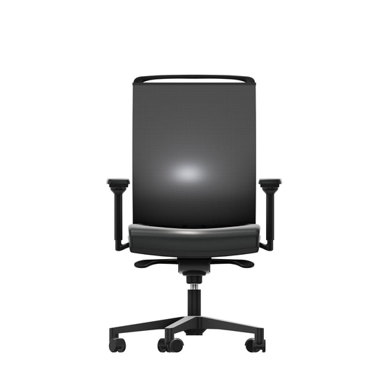 Bürodrehstuhl ZED | Netzrücken, Schwarz