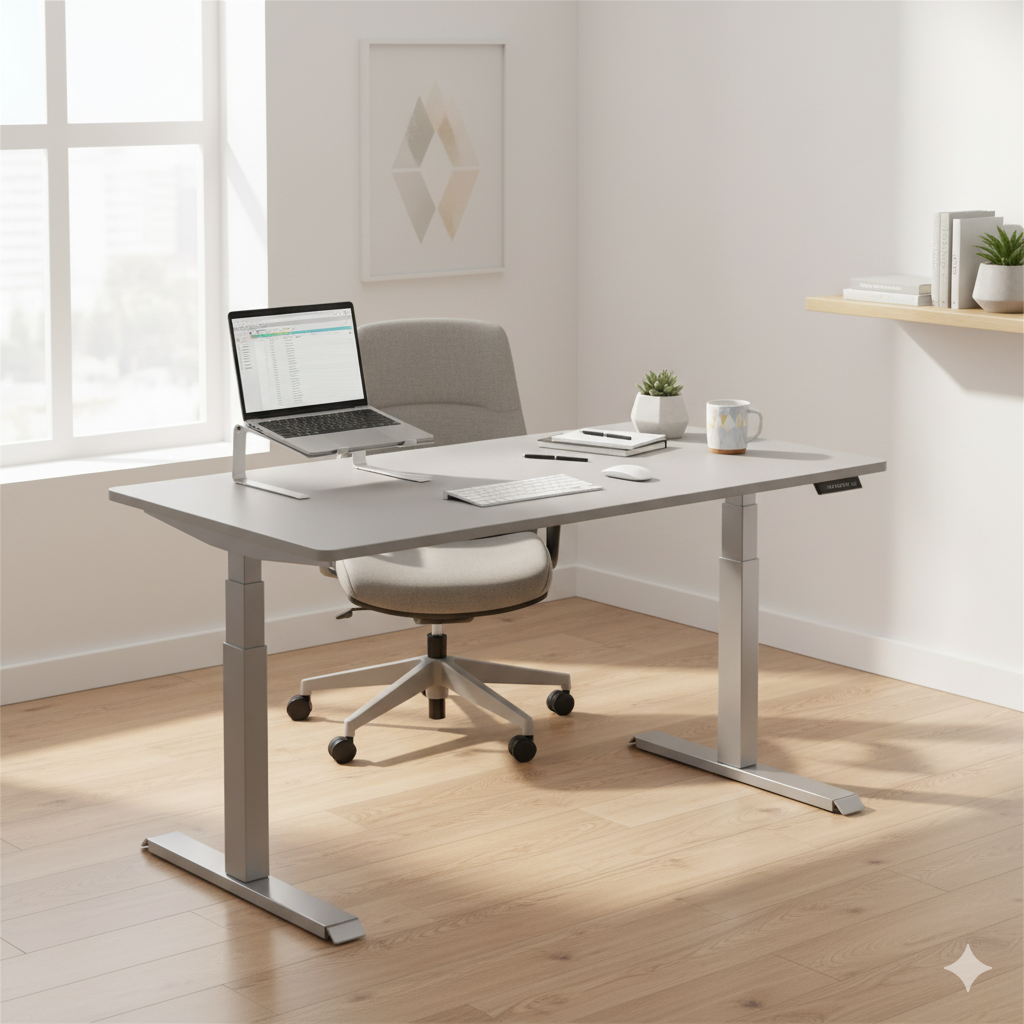 MO Casa Steh-Sitz-Schreibtisch Mo Four elektrisch höhenverstellbar - 120 kg Maximalbelastung