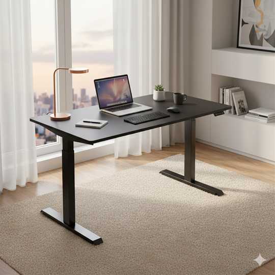 MO Casa Steh-Sitz-Schreibtisch Mo Two elektrisch höhenverstellbar - 80 kg Maximalbelastung