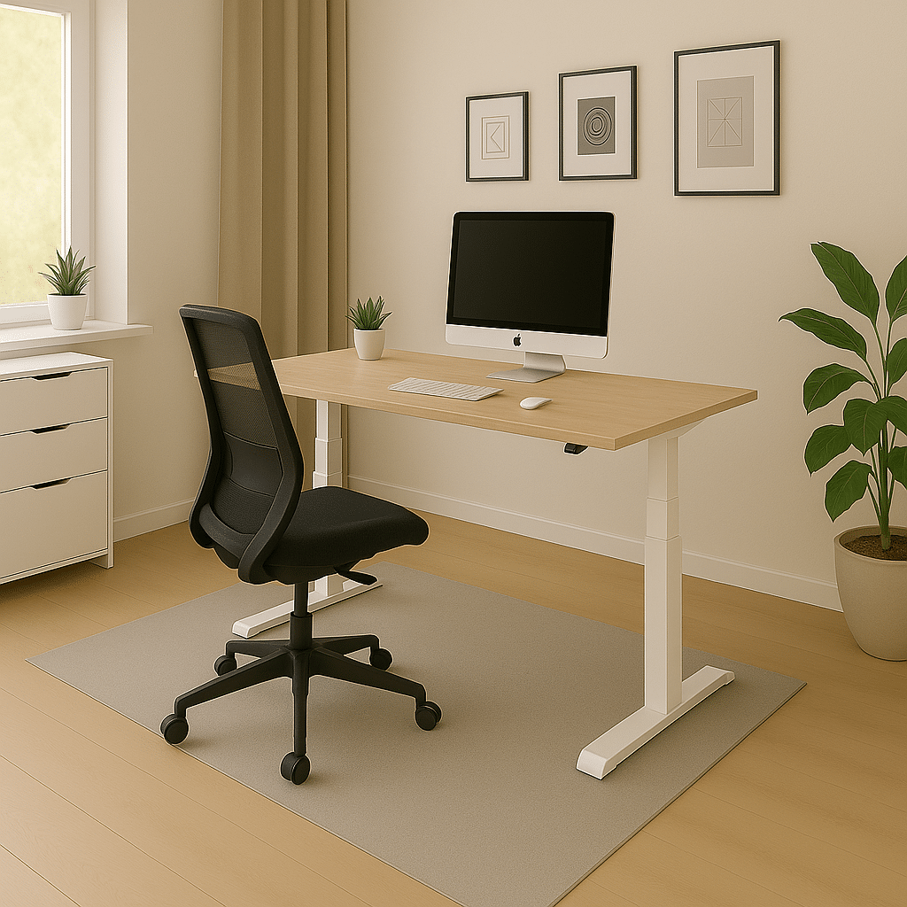 MO Two 180x80cm Schreibtisch (MOCASA): Elektrisch höhenverstellbar, 4 Memory Plätze, Kollisionsschutz.